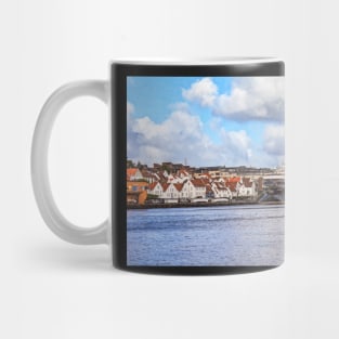 Stavanger Quayside with Moored Ships Mug